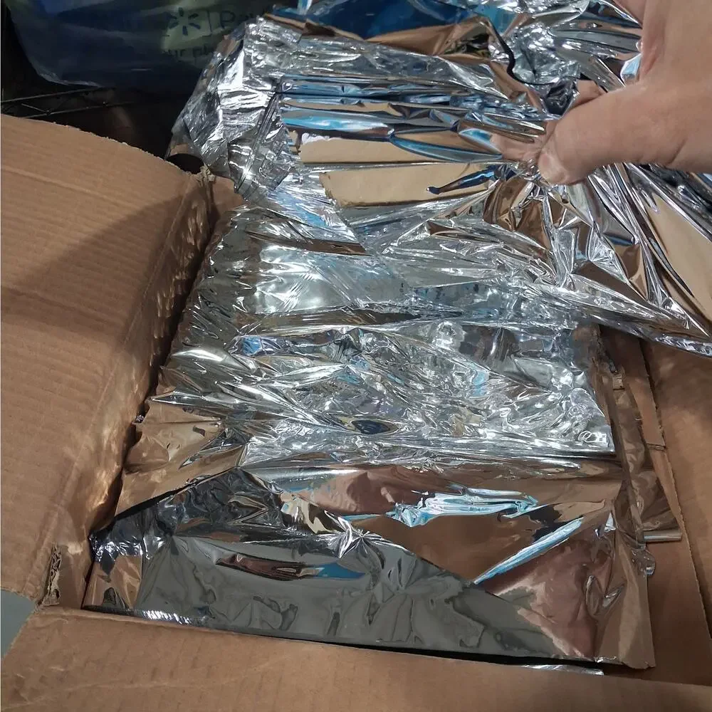 Bulk 500 Count Reflective Mylar Sheets 23x46 Box Liners Thermal Insulation Foil